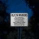 Arkansas No Smoking Aluminum Sign (Reflective)