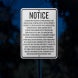 Wisconsin Agritourism Liability Aluminum Sign (Reflective)