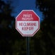 No Climbing Aluminum Sign (Reflective)