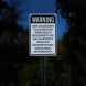 Texas Agritourism There Is No Liability For An Injury Or Death Aluminum Sign (Reflective)