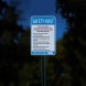 Social Distancing Practices In The Pool Aluminum Sign (Reflective)