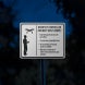 Remotely Controlled Aircraft Must Comply Aluminum Sign (Reflective)