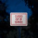 Closed Out Of Service Aluminum Sign (Reflective)