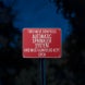Sprinkler Valve Aluminum Sign (Reflective)
