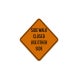 Diamond Construction Aluminum Sign (Reflective)