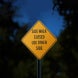 Diamond Construction Aluminum Sign (Reflective)