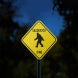 Sasquatch Xing Aluminum Sign (Reflective)