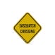Sasquatch Crossing Aluminum Sign (Reflective)
