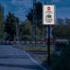 Bilingual Stop Stay Back Until Gate Rises Aluminum Sign (Reflective)
