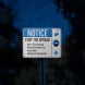 Stop The Spread Wear A Face Covering Aluminum Sign (Reflective)