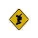 Skateboarding Allowed Aluminum Sign (Reflective)