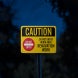 OSHA Do Not Enter Work Area Aluminum Sign (Reflective)