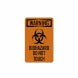 OSHA Biohazard Do Not Touch Aluminum Sign (Reflective)