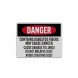 Asbestos Warning Aluminum Sign (Reflective)