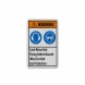 ANSI Debris Hazard Aluminum Sign (Reflective)