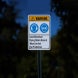 ANSI Debris Hazard Aluminum Sign (Reflective)