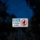 ANSI No Garbage Allowed Aluminum Sign (Reflective)