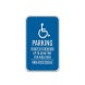 Minnesota ADA Handicapped Parking Aluminum Sign (Reflective)