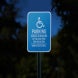 Minnesota ADA Handicapped Parking Aluminum Sign (Reflective)