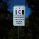 Place Ball On Back Edge Of Divot Aluminum Sign (Reflective)
