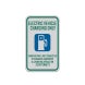 Electric Vehicle Charging Aluminum Sign (Reflective)