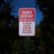 No Standing or Waiting Keep Clear Aluminum Sign (Reflective)