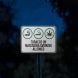 Tobacco Or Marijuana Smoking Allowed Aluminum Sign (Reflective)