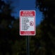 Do Not Ring Bell Or Knock Aluminum Sign (Reflective)