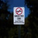 No Use Of Tobacco Products Permitted Aluminum Sign (Reflective)