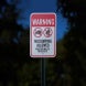 Warning No Dumping Allowed Aluminum Sign (Reflective)