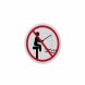 Fishing Prohibited On The Lockout Deck Aluminum Sign (Reflective)