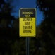 Do Not Use Engine Brake Aluminum Sign (Reflective)