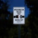 Buckle Up Aluminum Sign (Diamond Reflective)