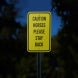Horses Please Stay Back Aluminum Sign (Reflective)