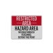 No Unauthorized Personnel Aluminum Sign (Reflective)
