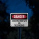 OSHA Construction Site No Trespassing Aluminum Sign (Reflective)