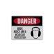 PPE Noise Area Ear Protection Aluminum Sign (Reflective)