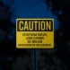 OSHA Do Not Wear Jewelry Loose Clothing Or Long Hair Aluminum Sign (Reflective)