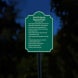 Social Distancing Playground Rules Aluminum Sign (EGR Reflective)