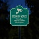 Under 24 Hour Surveillance Aluminum Sign (EGR Reflective)