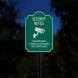 This Area Under 24 Hours Surveillance Aluminum Sign (EGR Reflective)
