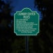 Laundry Center Rules Aluminum Sign (EGR Reflective)