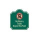 No Delivery Trucks Aluminum Sign (HIP Reflective)