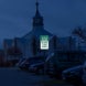 Church Visitor Parking Aluminum Sign (HIP Reflective)