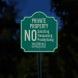 No Soliciting Trespassing Aluminum Sign (Reflective)