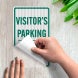 Visitor's Parking Decal (EGR Reflective)