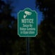 Video In Surveillance Aluminum Sign (Reflective)