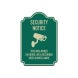 This Area Under 24 Hours Surveillance Aluminum Sign (Reflective)