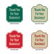 Thank You For Your Business Aluminum Sign (Reflective)