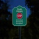 Stop Private Driveway Aluminum Sign (Reflective)